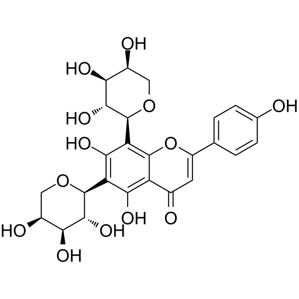 Apigenin 6,8-di-C-α-L-arabinopyranoside 73140-47-3